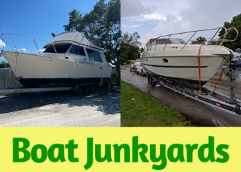 Boat Junkyards Price Estimation Extra Large Boats on Land