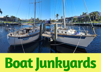 Boat Junkyards Price Estimation Extra Large Sailboats on Water