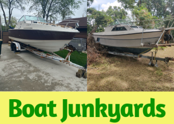 Boat Junkyards Price Estimation Medium Boats on Land