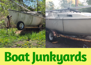 Boat Junkyards Price Estimation Medium Sailboats on Land