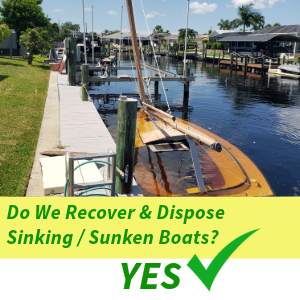 Sinking Sunken Boat Salvage Diver Recovery