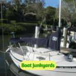 Junk Sailboat Boatyard Transport Siesta Key, Florida